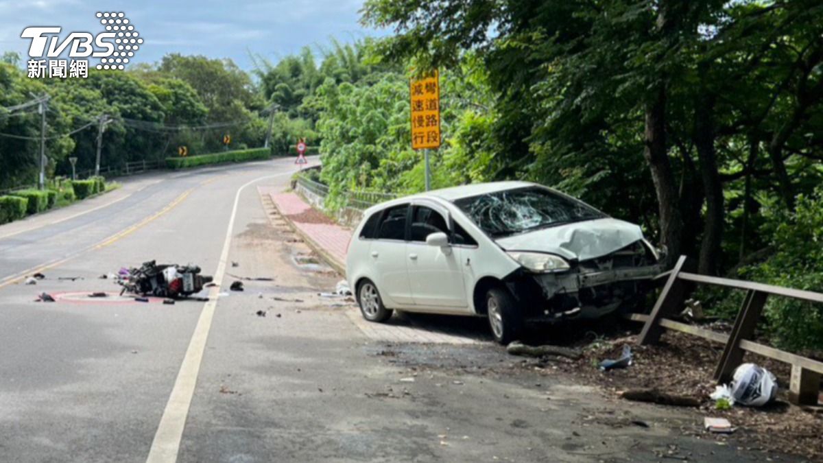 彰化7旬婦開車失控衝撞對向機車　男騎士噴飛慘斷腿