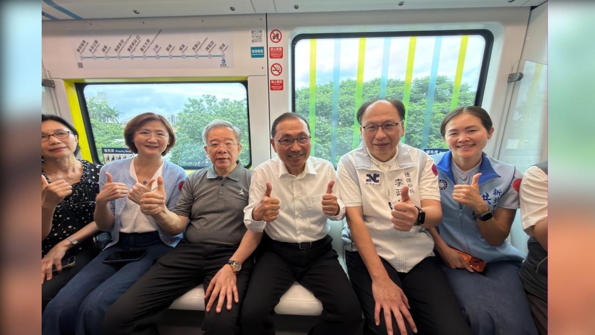▲捷運三鶯線主題彩繪列車亮相:彩繪主題列車開箱。(圖片來源:新北市政府捷運工程局)