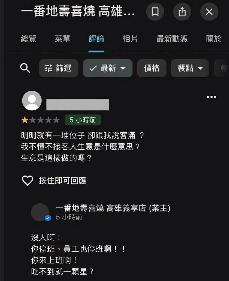 高雄-一番地壽喜燒-一番地壽喜燒訂位-一番地壽喜燒高雄義享店-壽喜燒-高雄颱風假-米克拉颱風-一番地壽喜燒奧客-Google評論-一番地壽喜燒老闆