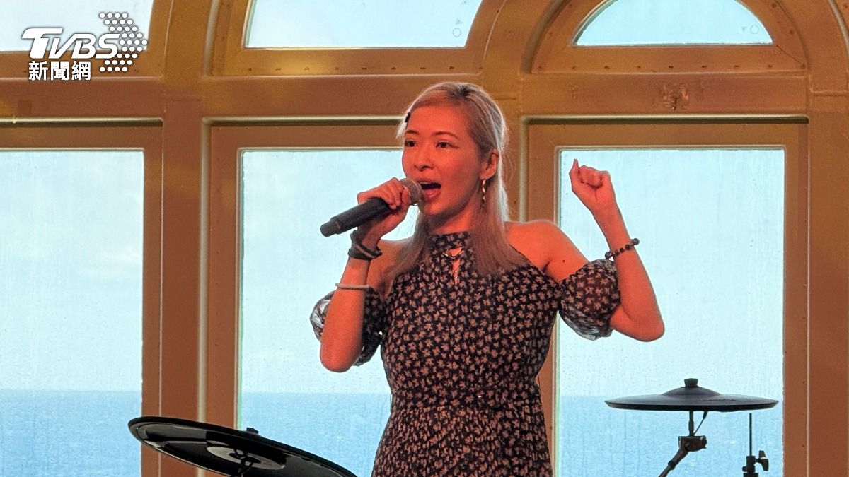 Makiyo重拾歌手身分登麗星郵輪表演。(圖/黃盈容攝)