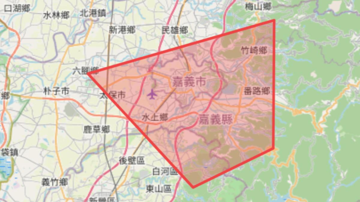 大雷雨即時預警。（圖／中央氣象署）