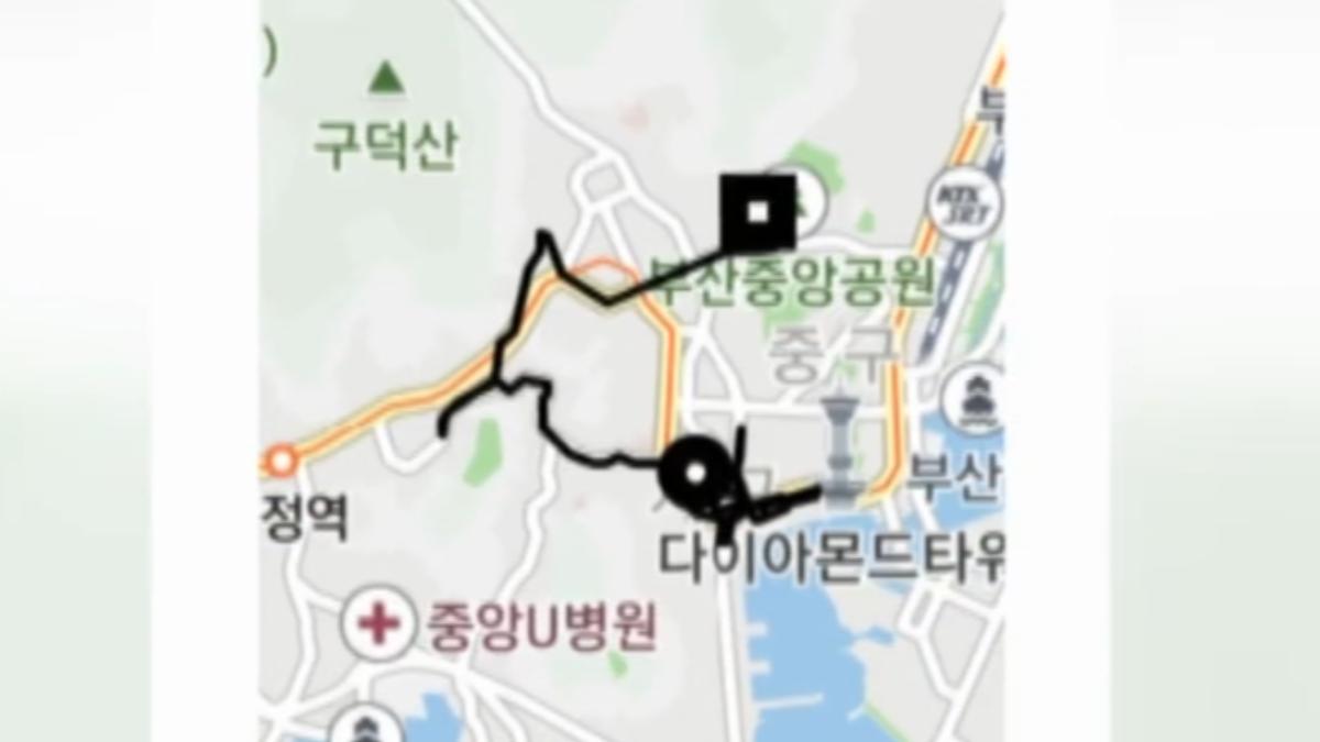 旅客在韓國釜山叫Uber踩雷。(圖/@a0920376656提供)