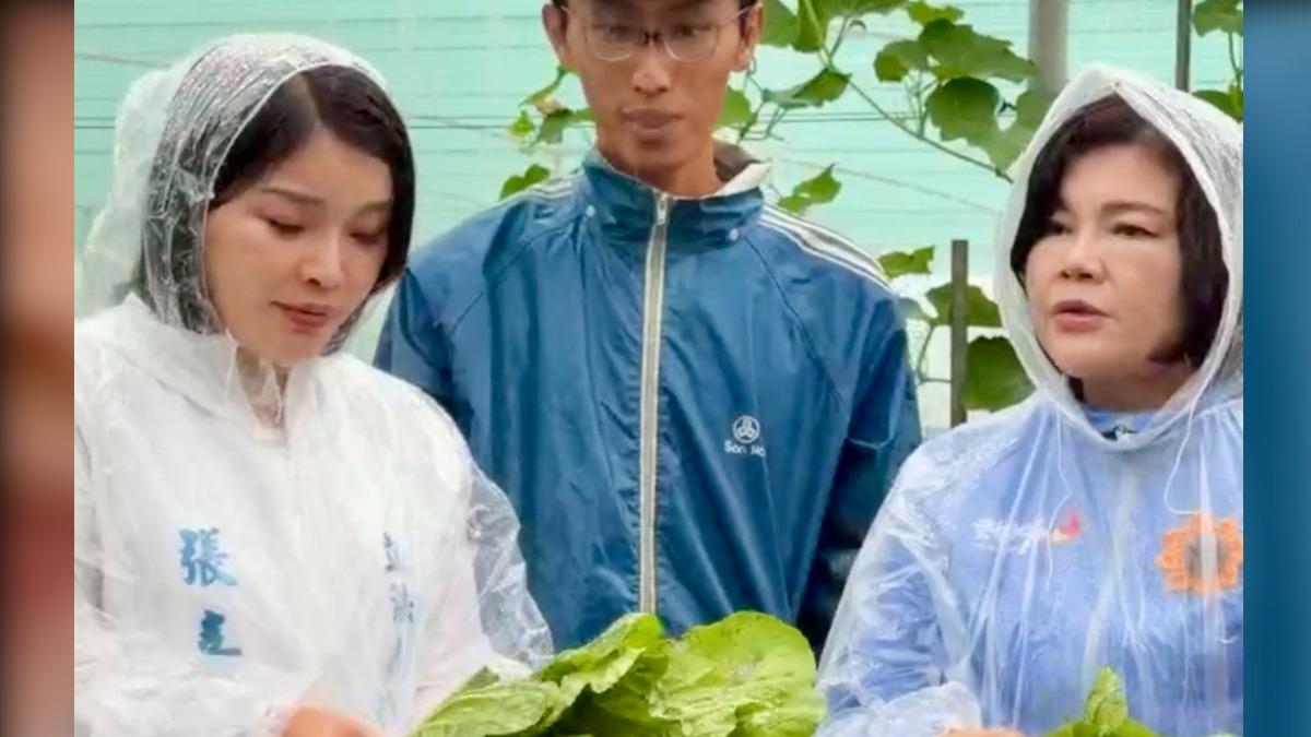 ▲立法委員張嘉郡與雲林縣長張麗善至二崙鄉現勘災情。(圖片來源:雲林縣政府)