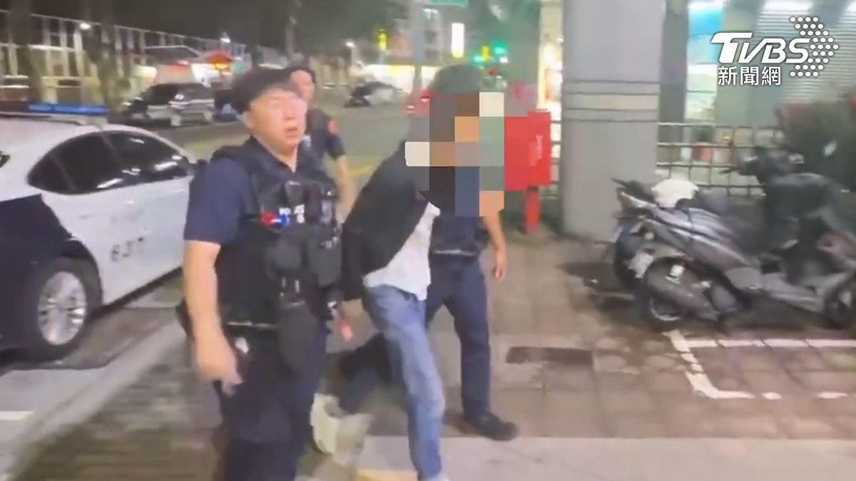 陳男依違反《毒品危害防制條例》及《刑法》公共危險罪送辦。(圖/TVBS)