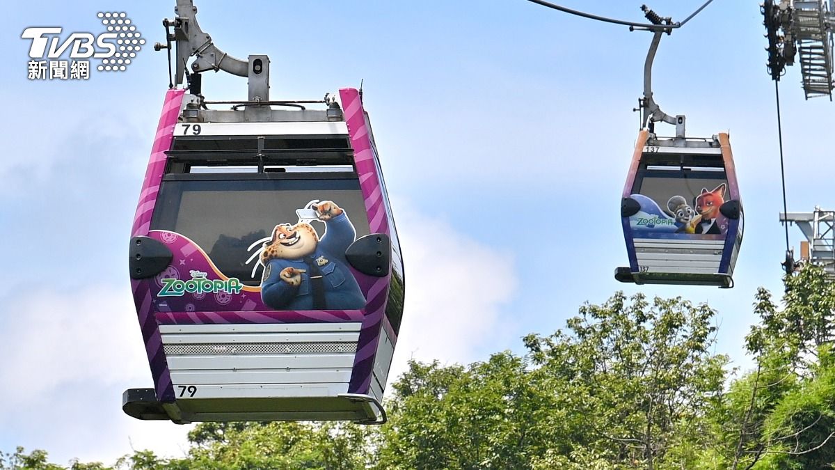 百台《動物方城市》主題彩繪車廂出動。(圖/胡瑞麒攝)