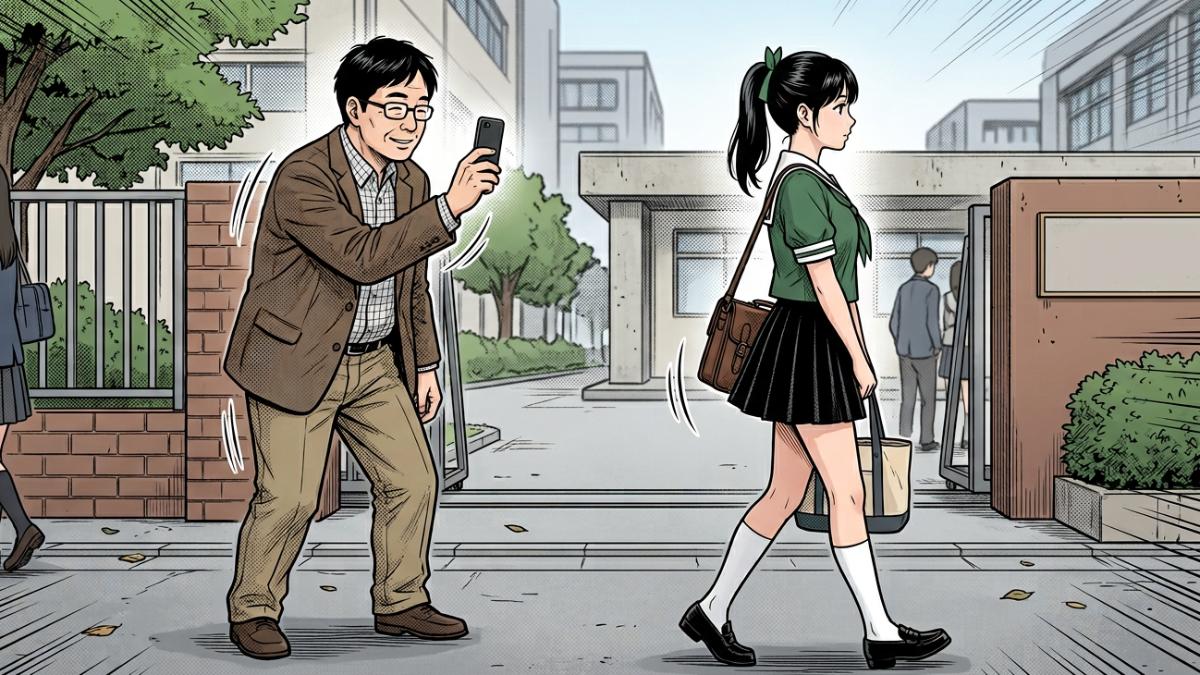 北一女外驚見怪阿伯！手機狂拍女學生　警方說話了