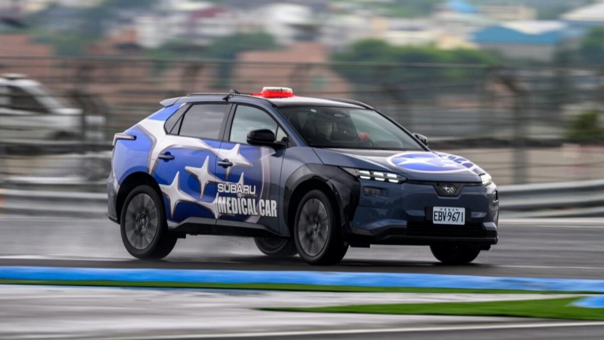 小改款Solterra XT首度下賽道展現身手。（圖／台灣意美汽車提供）
