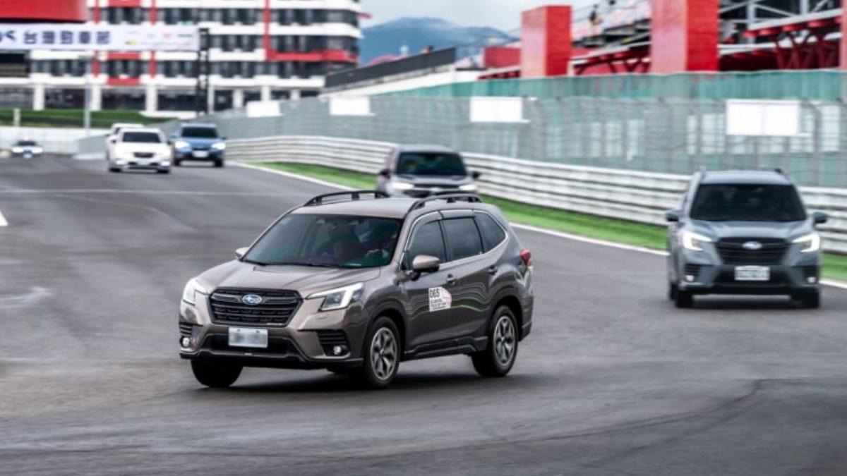 Subaru Track Day賽道家庭日首度開放SUV車款下場體驗。（圖／台灣意美汽車提供）