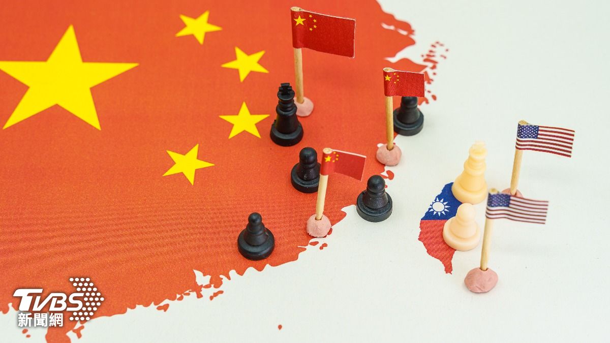 美中台交鋒。(示意圖/達志影像shutterstock)