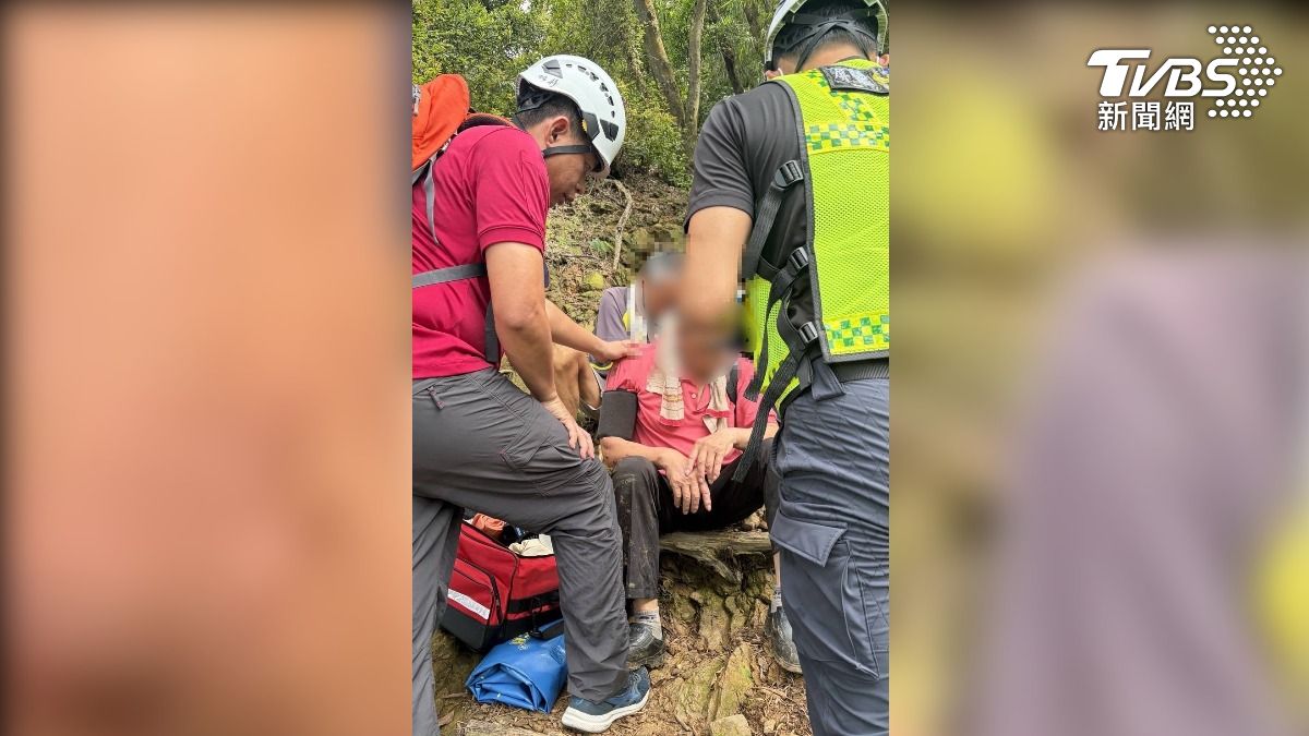 高屏地區近日氣溫落在36度到38度，屏東一名7旬老翁獨自攀爬瑪家鄉白賓山，沒想到才爬半個小時，突然中風倒地（圖／TVBS）