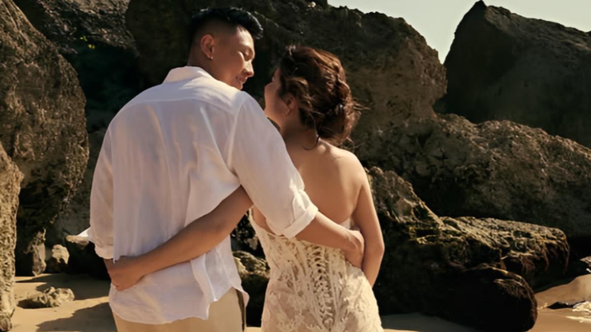 被多明星指定!瘦子老婆Jennifer穿「1牌魚尾白紗」美翻
