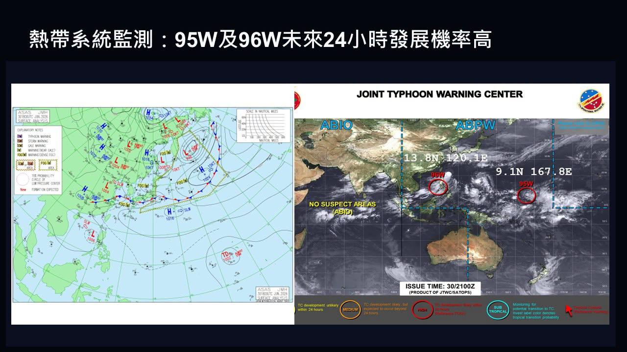 巴威颱風-梅莎颱風-颱風動態-颱風動向-颱風路徑