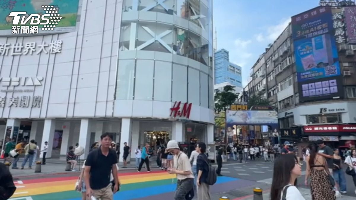 西門町H&M外傳年底租約到期將撤出。(圖/TVBS)