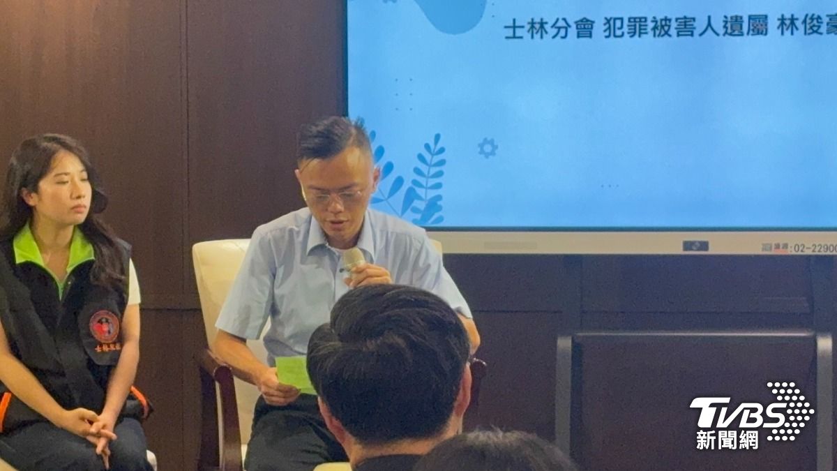 士林分會服務的馨生人林俊豪。(圖/潘千詩攝)