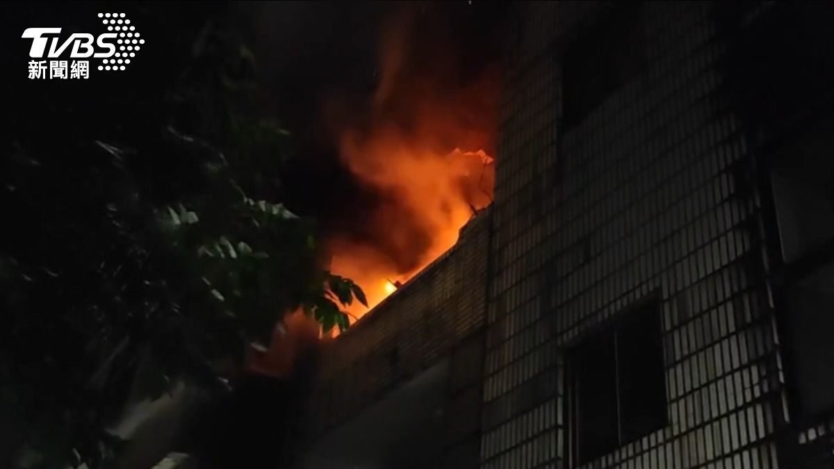 基隆發生死亡火警。（圖／TVBS）