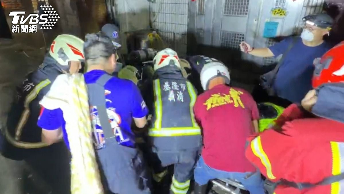 男子被尋獲時已無生命跡象。（圖／TVBS）