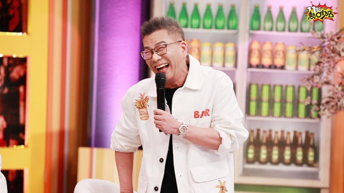 沈玉琳開心回歸節目,看到好友們忍不住大笑。(圖/TVBS)