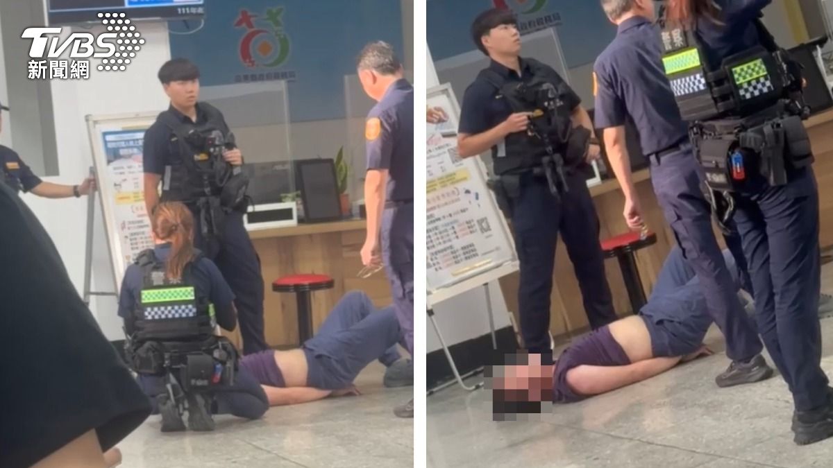 稅務局男員工控遭霸凌!大廳怒吼躺地拒配合 遭警送辦2萬交保