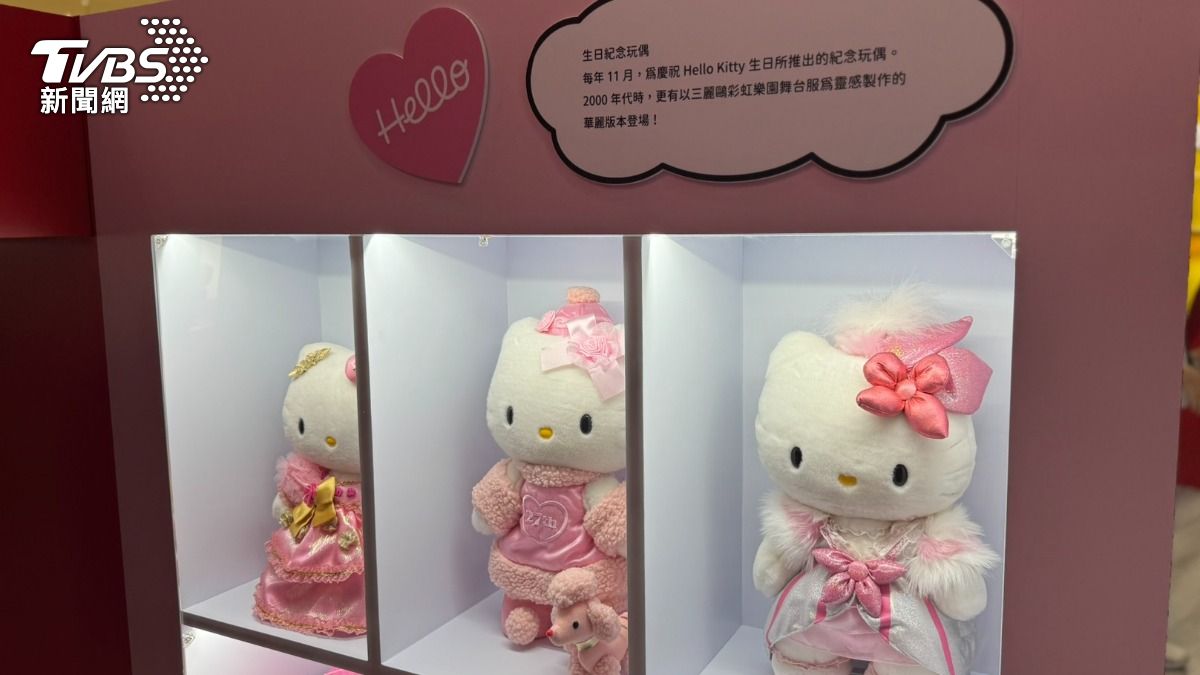 早期與各大人氣角色攜手推出的珍貴聯名商品。(圖/林雅婷攝)