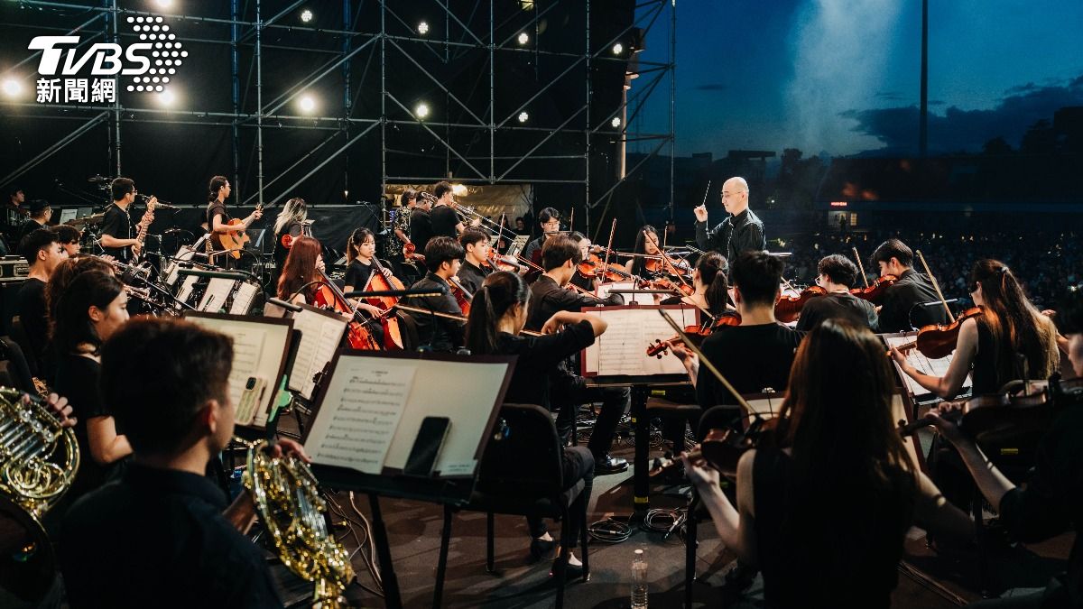 東博開幕音樂會請來NSYO國家青年交響樂團擔綱現場演奏,台東近年高規格演出佳評如潮。(圖/TVBS)