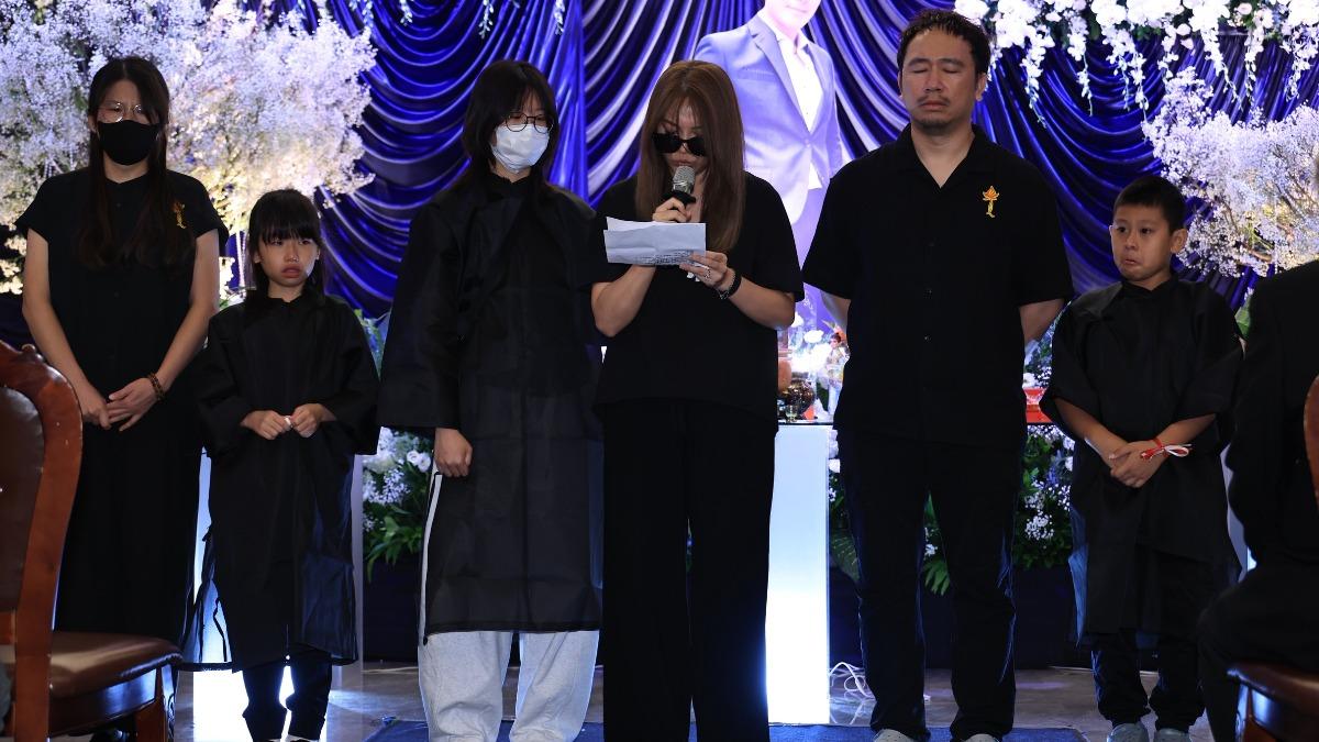 傅子純遺孀Corrinna（中）。（圖／民視提供）