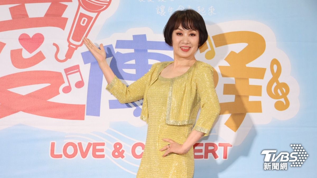 林淑容現身報平安。（圖／黃盈容攝）