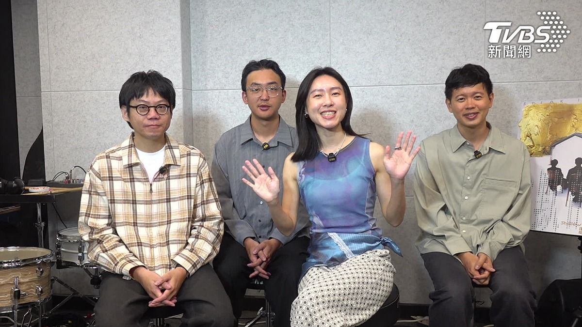 淺堤發行第三張專輯《沈默的鉅作》,日前接受《TVBS新聞台》訪問。(圖/TVBS)
