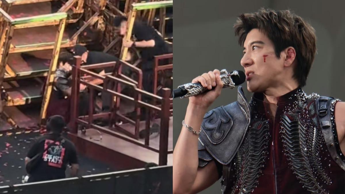 王力宏慘摔噴血縫39針！今晚正常上工　「腫臉狀態」曝光