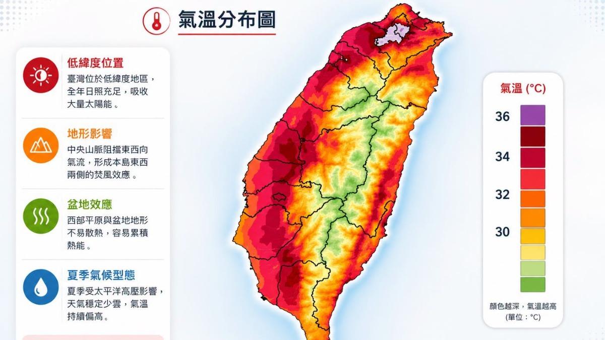 天氣/高壓籠罩全台「烤番薯」!3地區飆高溫 專家揭背後原因