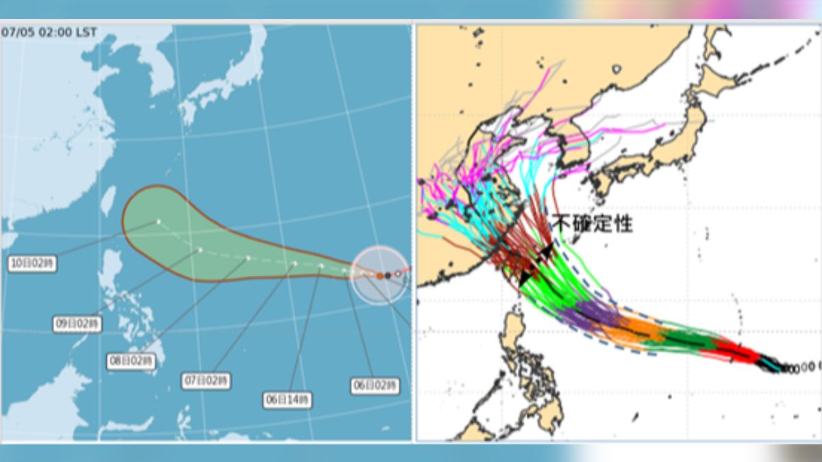 天氣／挑戰風王紀錄！強颱巴威暴風圈擴大　這2天對台影響最劇