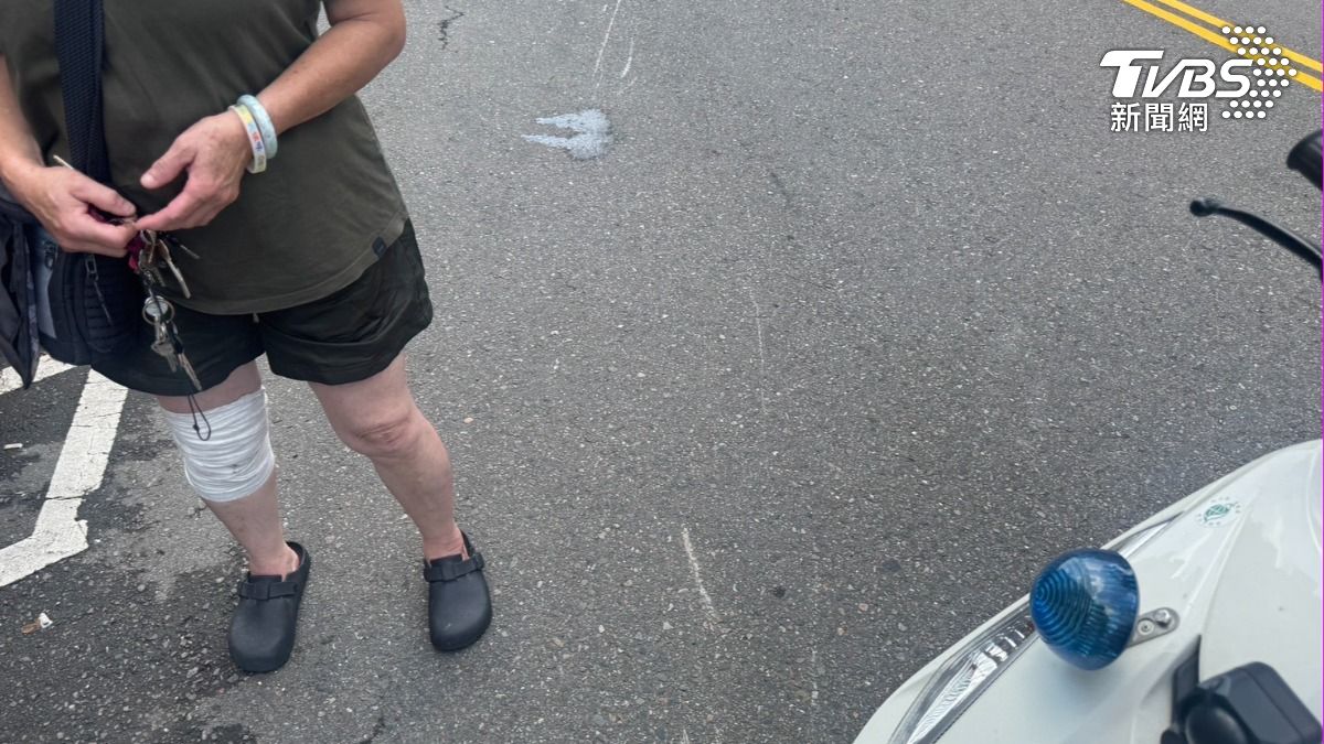 有片/林口小客車跨線撞機車肇逃 騎士牙斷4顆嚇到失憶