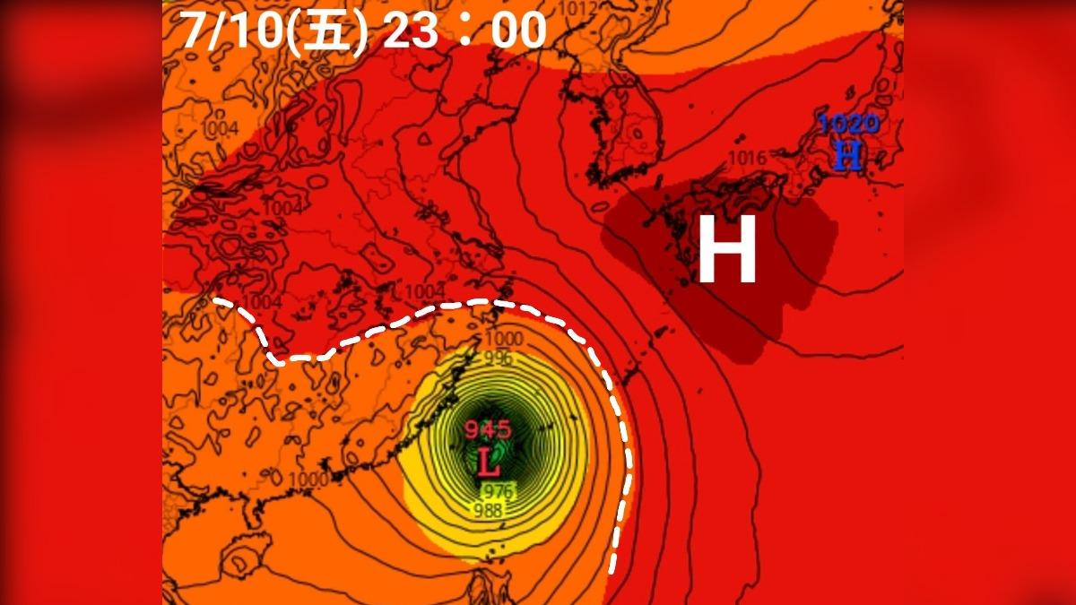 天氣／強颱巴威路徑「往西調整」　粉專揭歐洲最新預測：恐宜花登陸