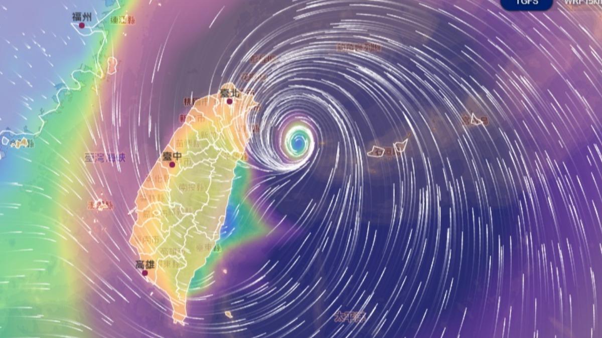 天氣/颱風假有望?巴威「這天籠罩台灣」 9縣市侵襲率破40%