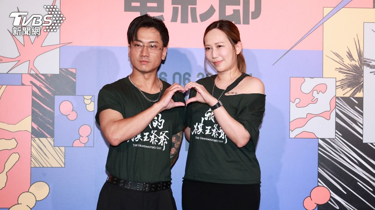 五木與「電商女王」瑪菲司飾演相愛相殺的夫妻。(圖/趙世平攝)