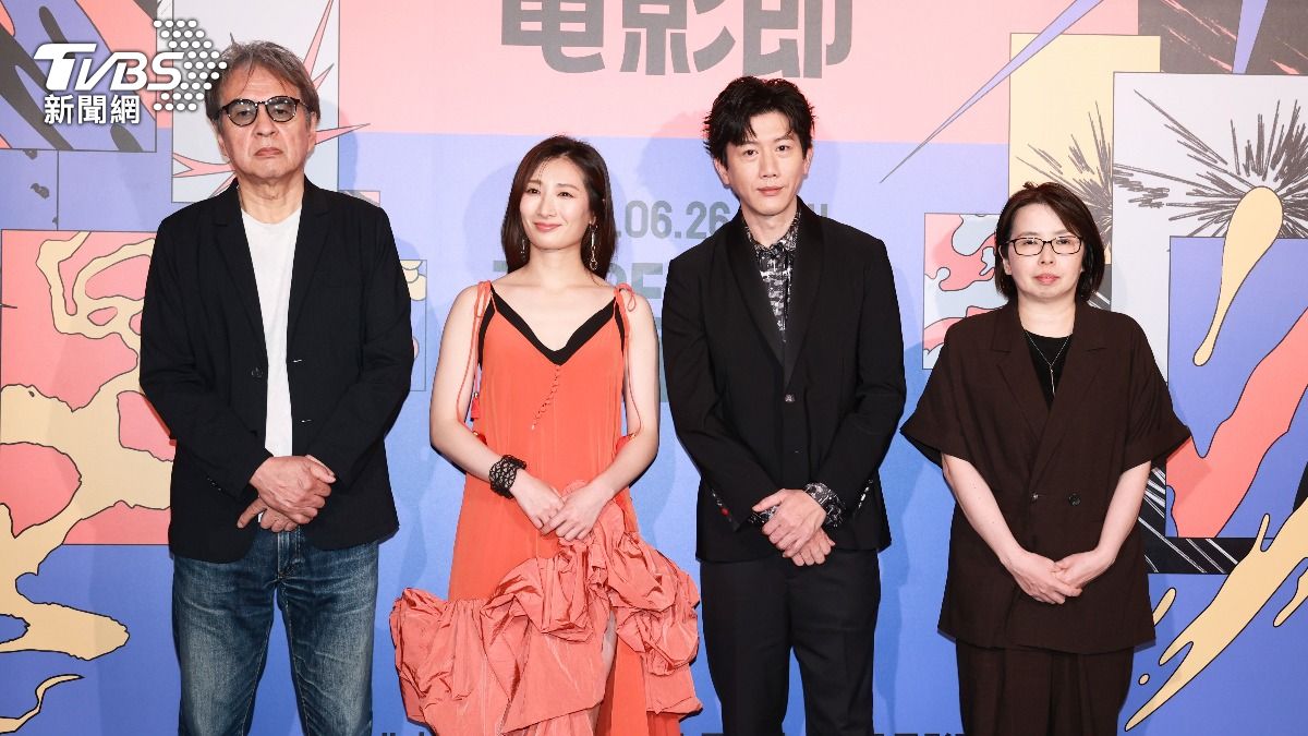 導演関根俊夫、武田梨奈、莫子儀、製片藤原環。(圖/趙世平攝)