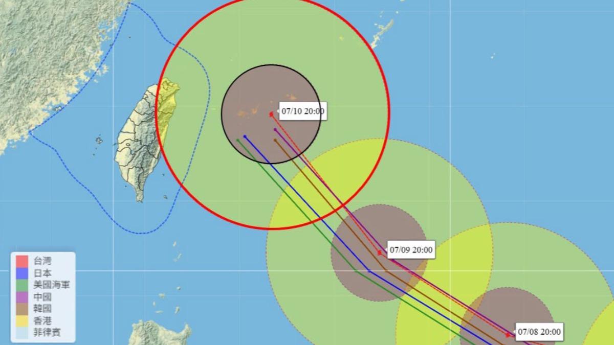 天氣/巴威又強又大!影響台灣時間拉長 恐擦過北台甚至登陸宜蘭