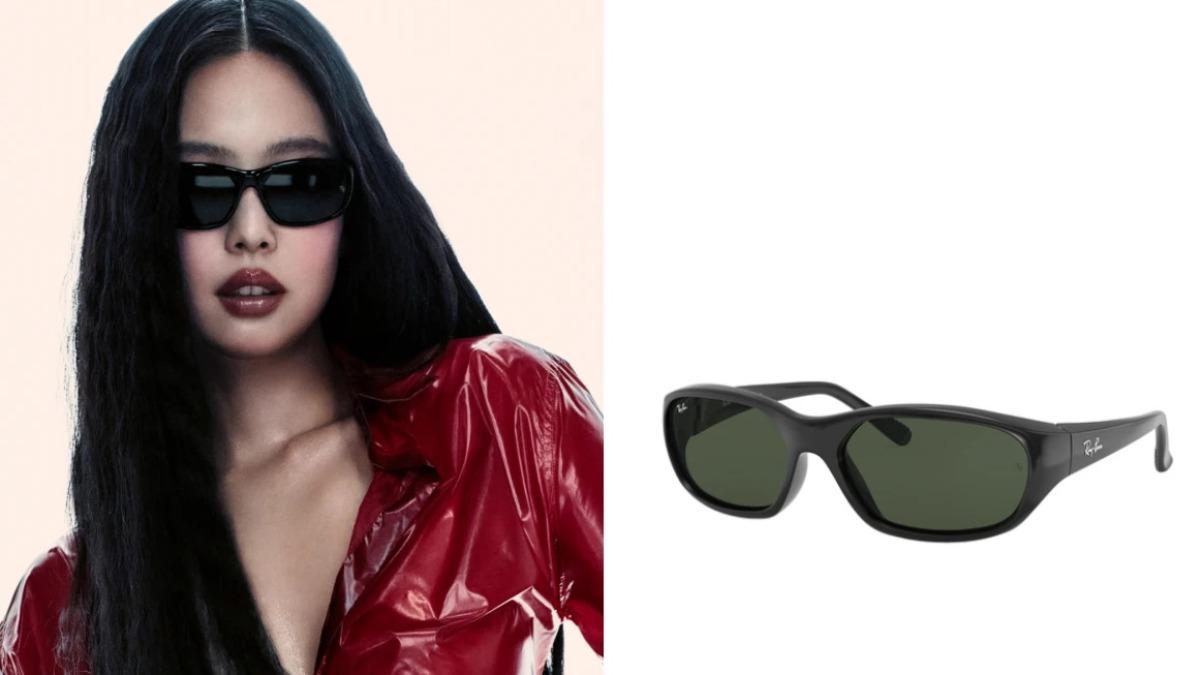 Daddy-O 是 Jennie 的日常必備單品之一。(圖/Ray-Ban)