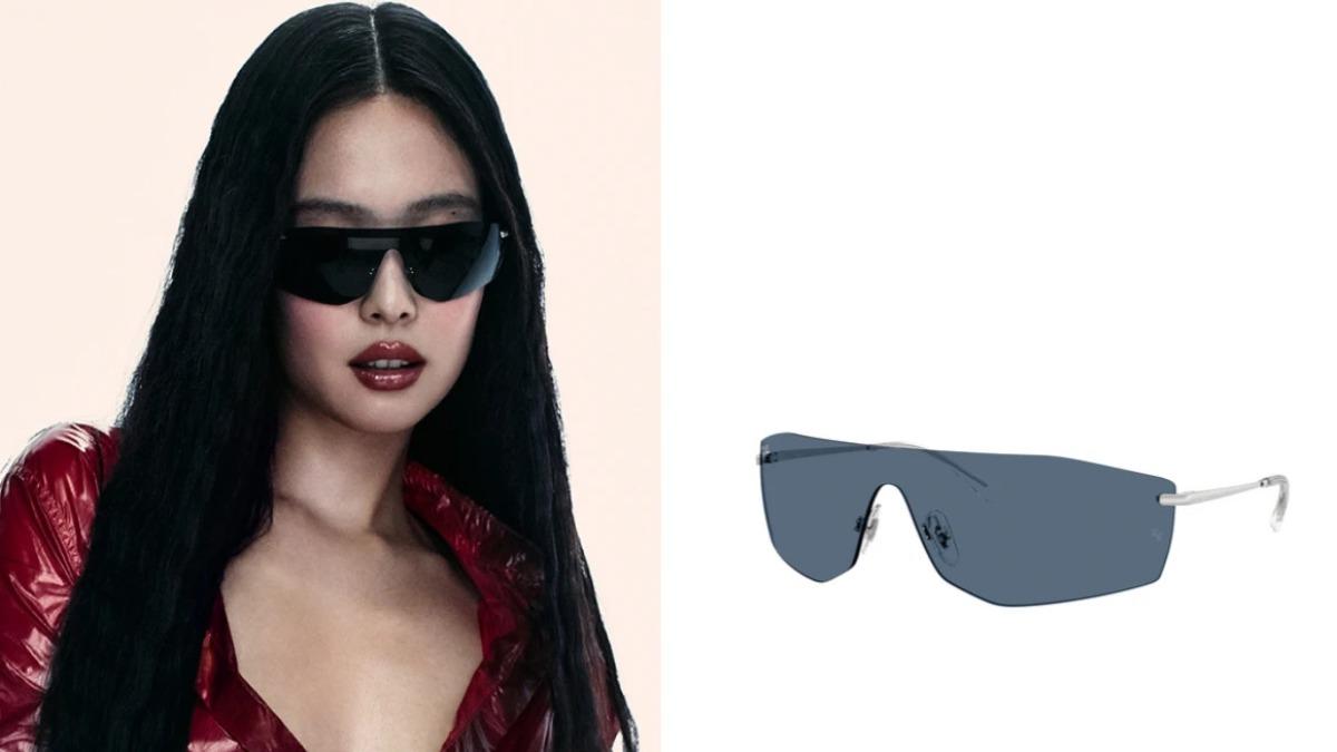 Jennie 同款RAY-BAN:ALIX RB3781 003/80。(圖/Ray-Ban)