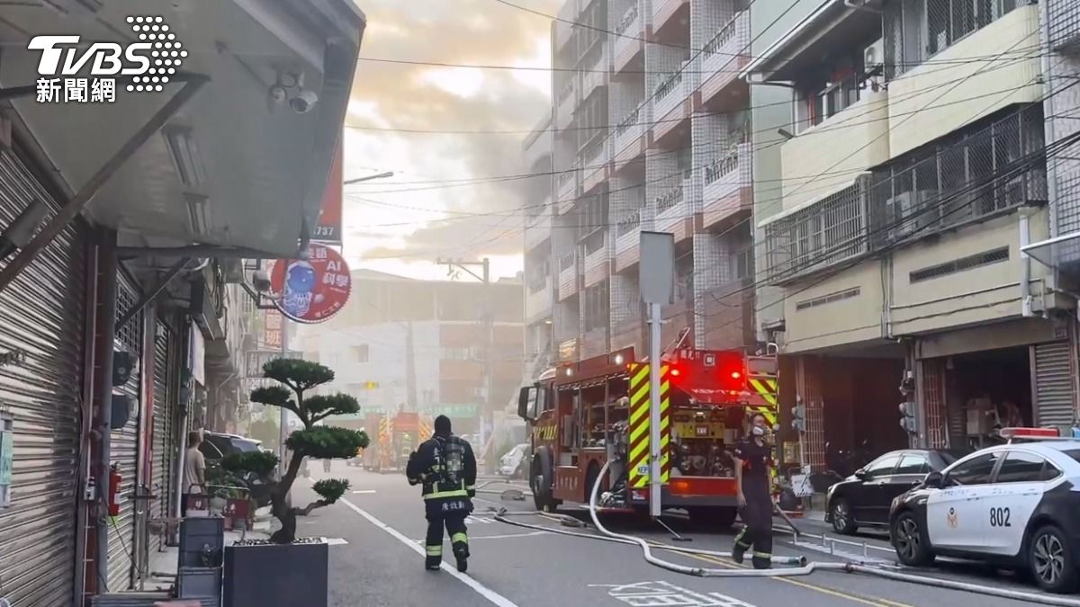 火災-台中火災-台中大里火災-台中大里民宅火災-西榮路火災-濃煙