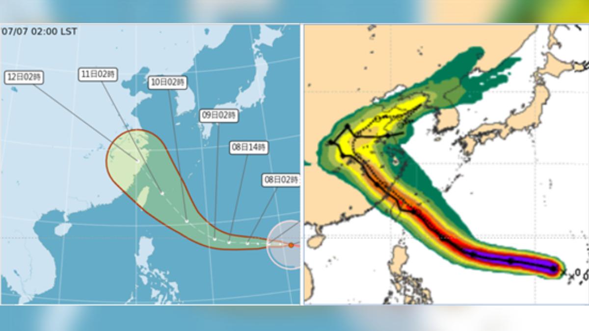 天氣/「大而強之颱風」!巴威打平風王紀錄 路徑曝光