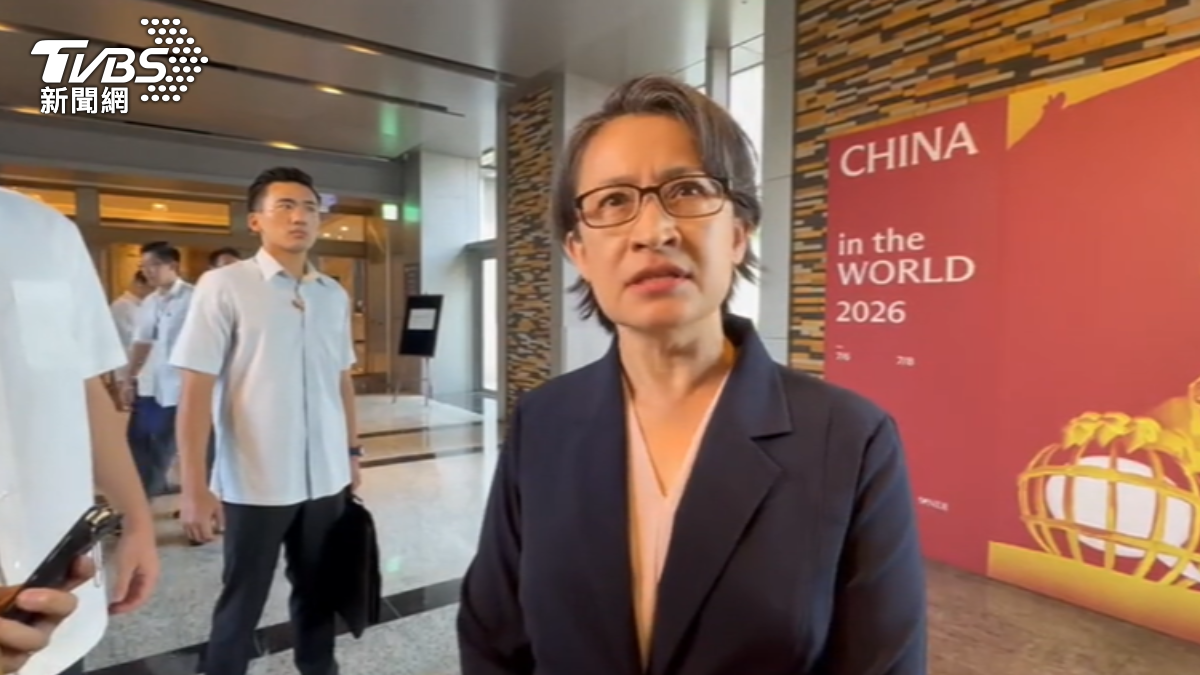 副總統蕭美琴將此視為警訊,呼籲各界共同努力維護台灣得來不易的言論自由。(圖/TVBS)