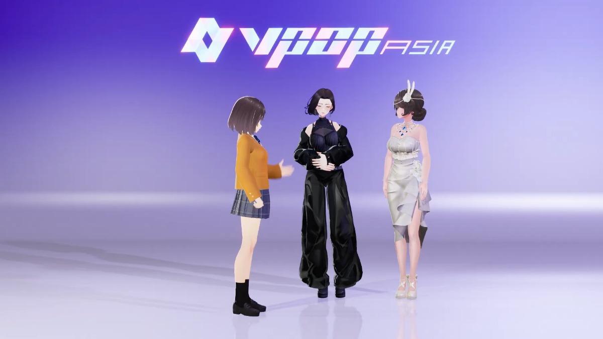 記者羅一心化身虛擬偶像，挑戰吸睛三連拍。（圖／TVBS）