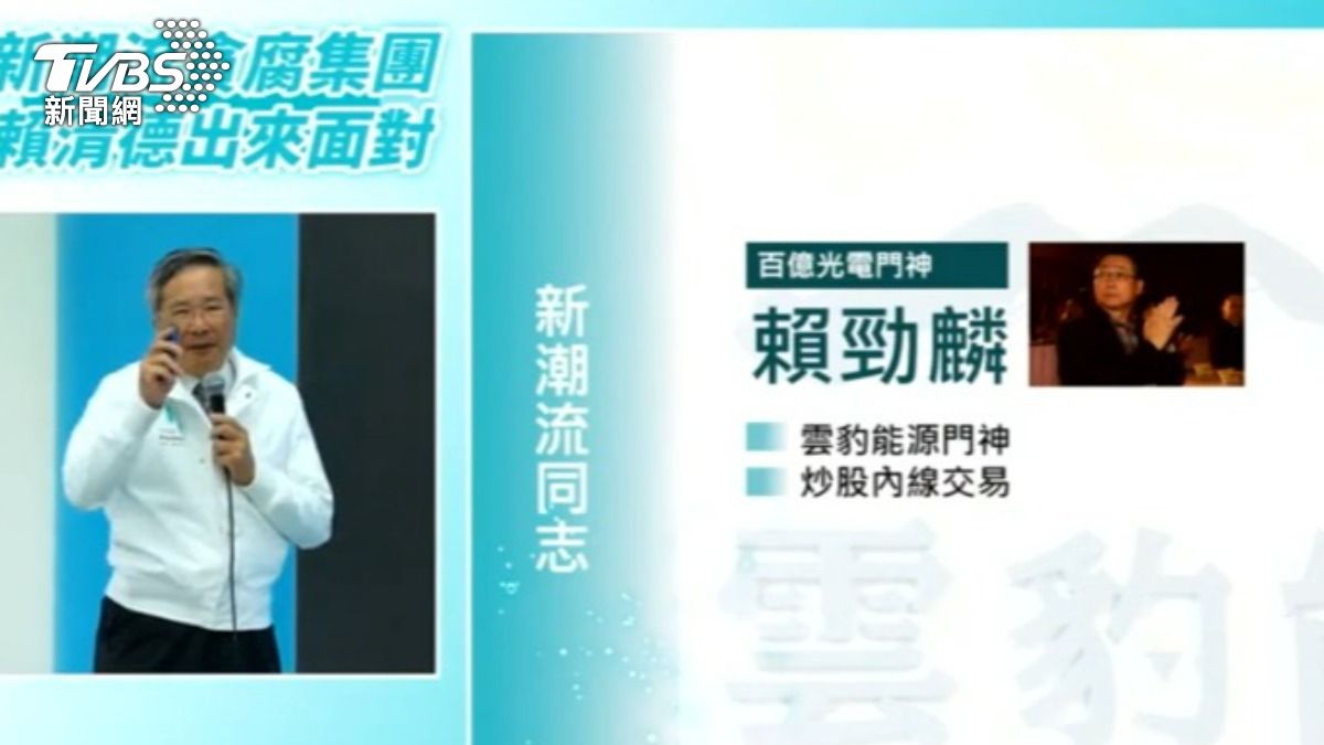 白委許忠信因在記者會上直指賴勁麟炒股，並以「門神」影射，遭檢方正式起訴。（圖／ＴＶＢＳ）
