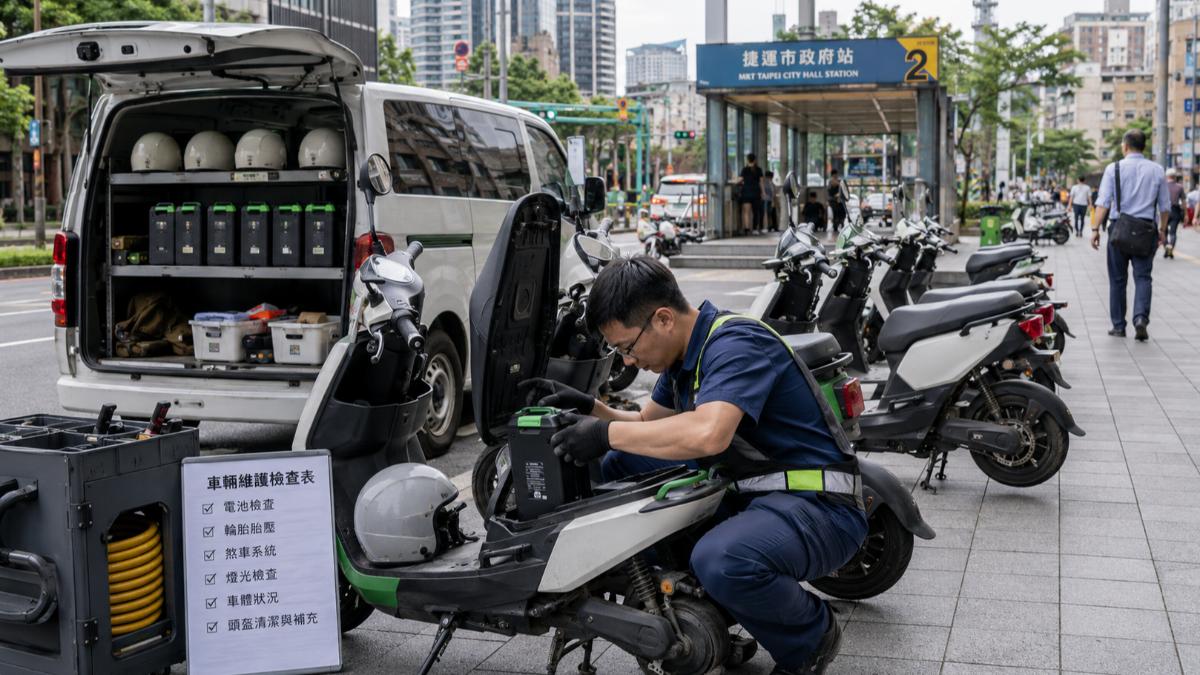 買車代步還划算嗎?共享機車+大眾運輸成通勤新選擇。(示意圖/AI)