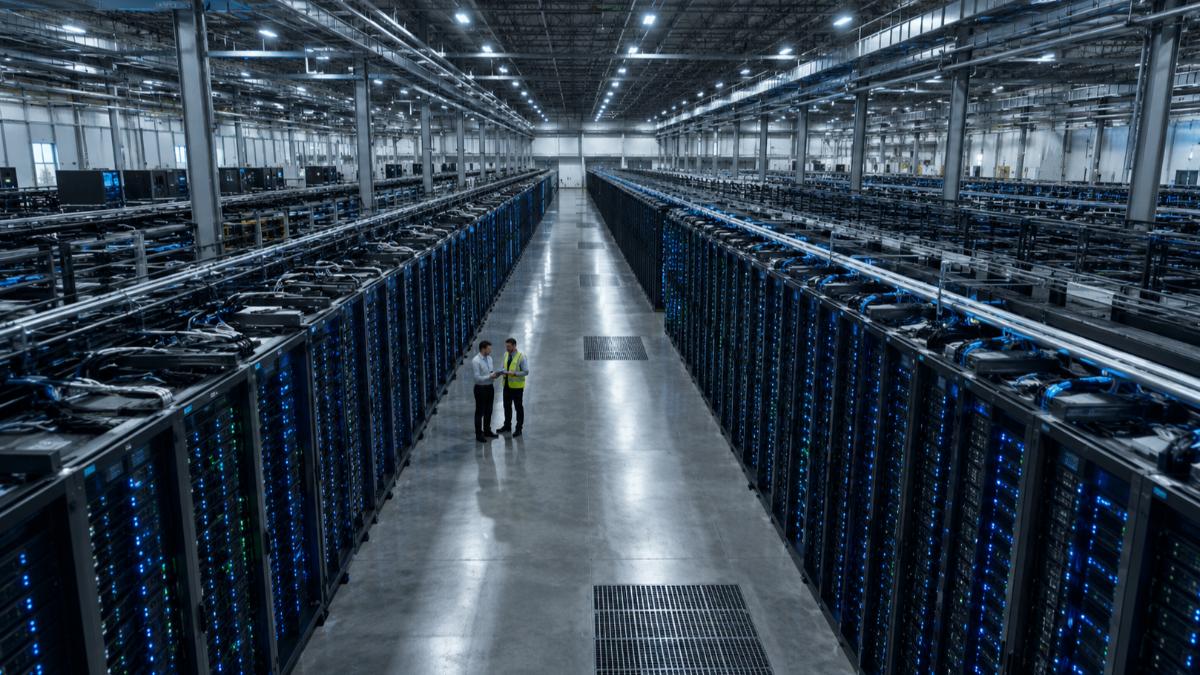 科技巨頭搶建AI資料中心，債務暴增357%拉警報。（示意圖／AI）