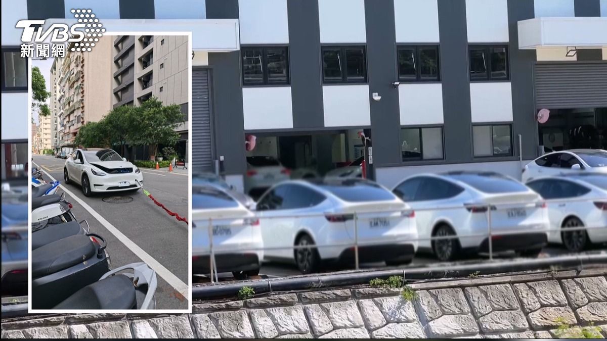 特斯拉拋錨頻傳!車主控電池惹禍,光一車廠逾20車待修。(圖/TVBS)