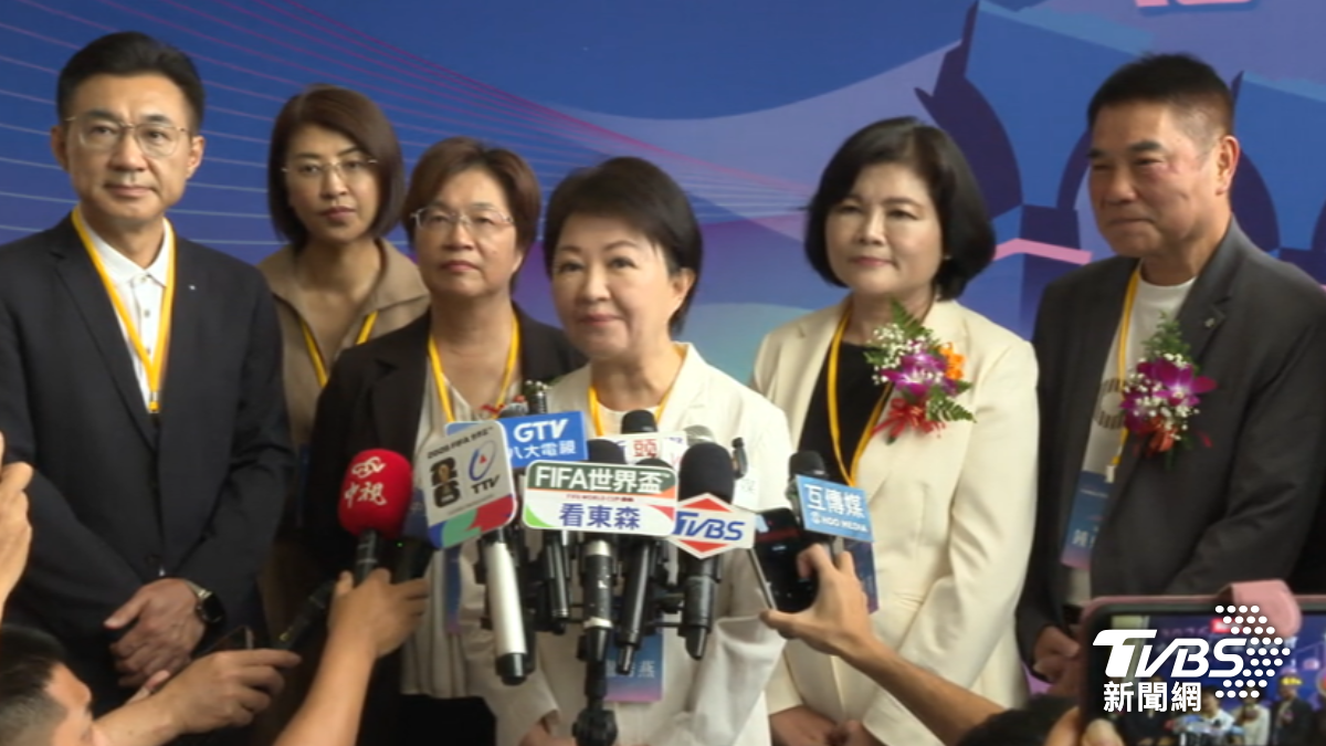 台中市長盧秀燕強調,中部5縣市的共同焦點是為國家打造下一座護國神山。(圖/TVBS)