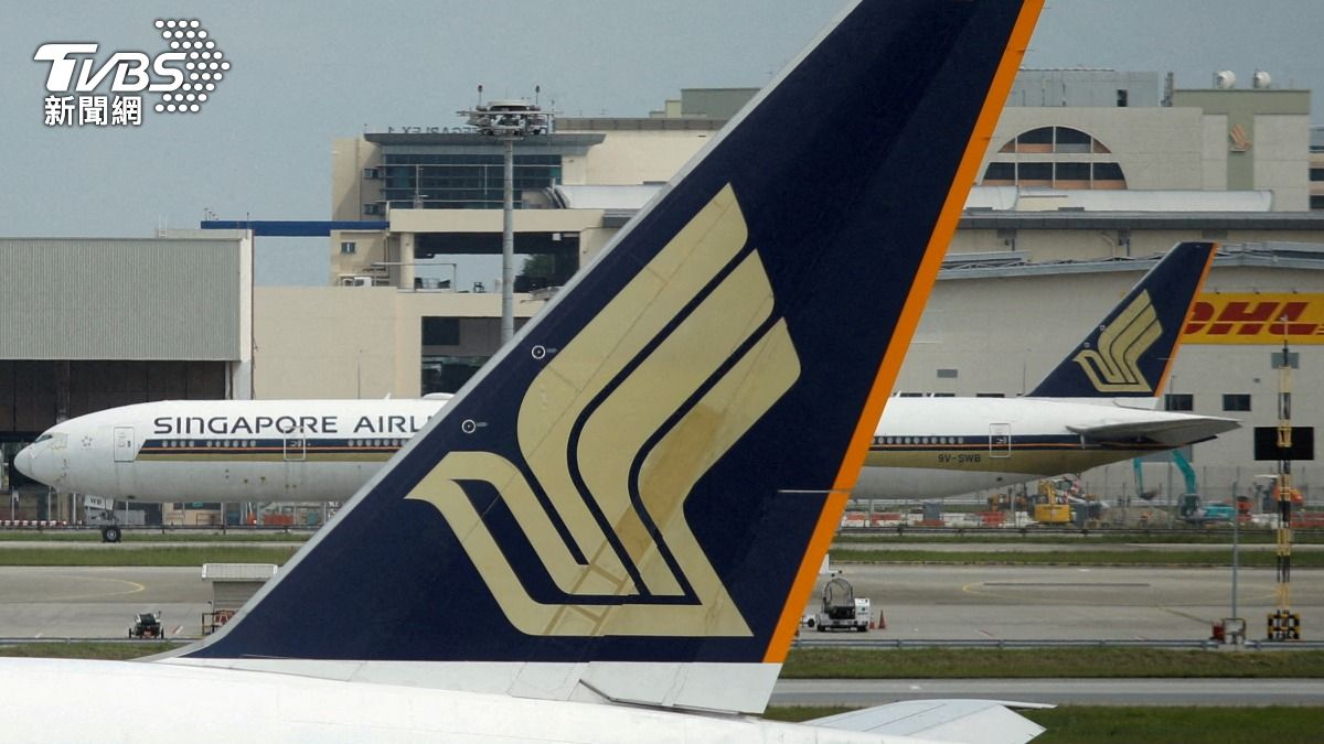 新加坡航空（SIA）。（圖／達志影像路透社）