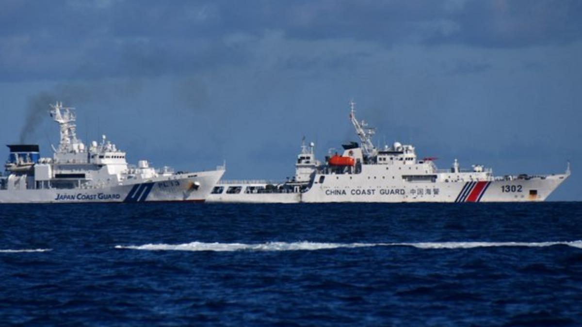 撐236天破功!躲強颱巴威 4武裝中國海警船全撤釣魚台