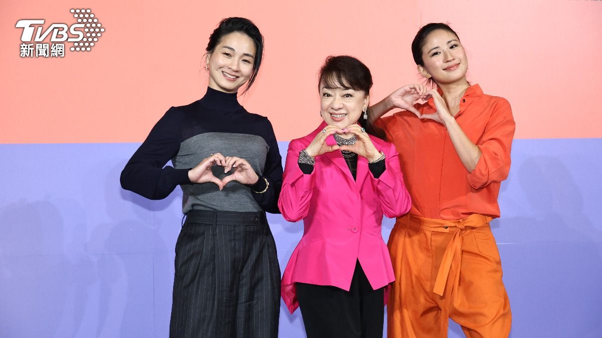 最佳女配角入圍者陳雪甄、翁倩玉、9m88。(圖/張哲鳴攝)